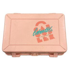 Vintage 1980s Caboodles Pink Organizer Box With Compartments